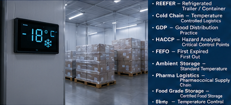 Склад cold chain с холодильным хранением и температурно-контролируемыми логистическими операциями