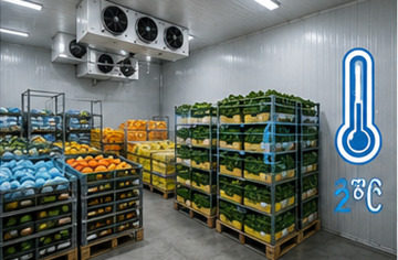Холодильный склад для пищевой продукции, фармацевтики и температурной логистики