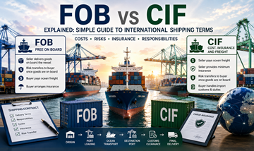 Сравнение условий поставки FOB и CIF: контейнеровоз, перевозка грузов и операции международной логистики