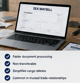 Морская накладная Sea Waybill: цифровая транспортная документация для морских перевозок